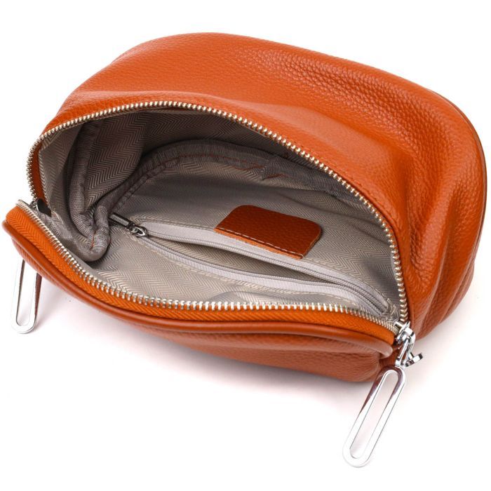 Сумка Vintage З натуральної шкіри Руда (22112) зображення 4