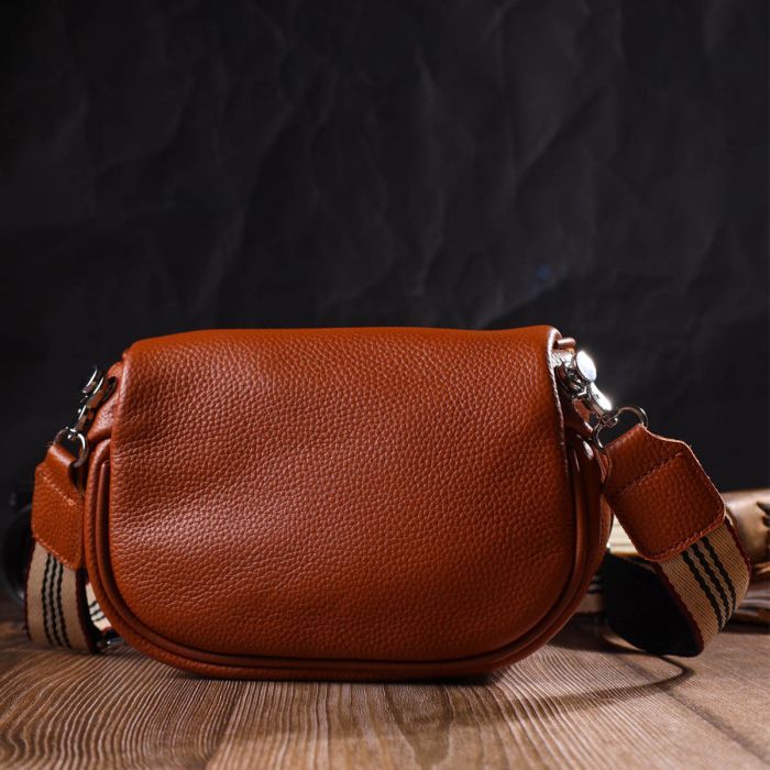 Сумка Vintage З натуральної шкіри Руда (22112) зображення 7