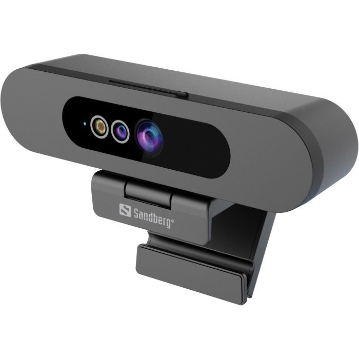 Веб-камера Sandberg Face-ID 2 HD 1080p Windows Hello USB-C/USB2.0 Black (134-40) зображення 2