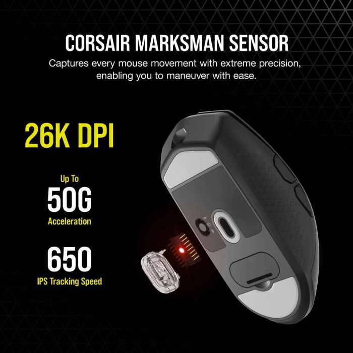 Мышка Corsair Katar Elite Wireless Black (CH-931C111-EU) изображение 12