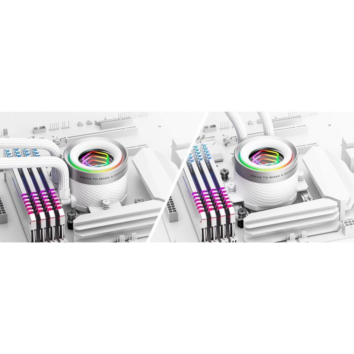 Система жидкостного охлаждения ID-Cooling FX360 INF White (FX360 INF WHITE) изображение 10