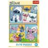 Пазл Trefl Lilo&Stitch Со Стичем не скучно 2x70 (5900511344448) изображение 4