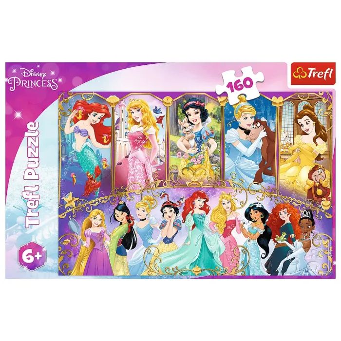 Пазл Trefl Princess Портреты принцесс 160 элементов (5900511154078) изображение 2