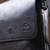 Сумка Grande Pelle В гладкой коже Черная (11333) изображение 11