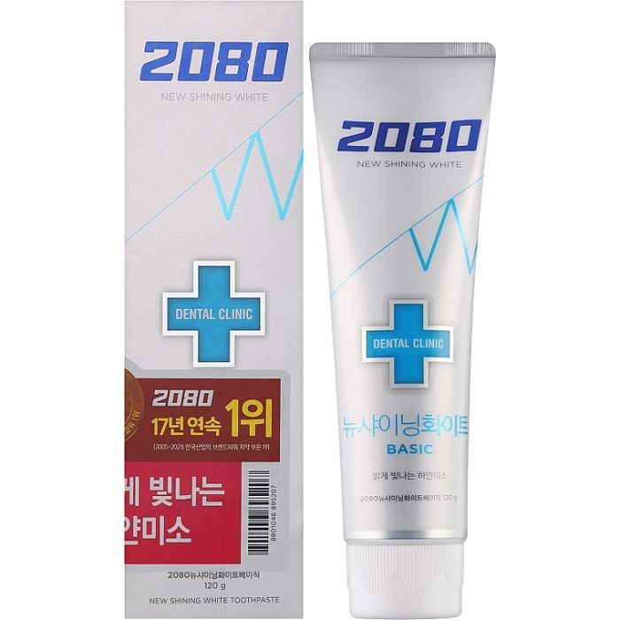 Зубная паста Aekyung 2080 New Shining White Toothpaste 120 г (8801046895207) изображение 2