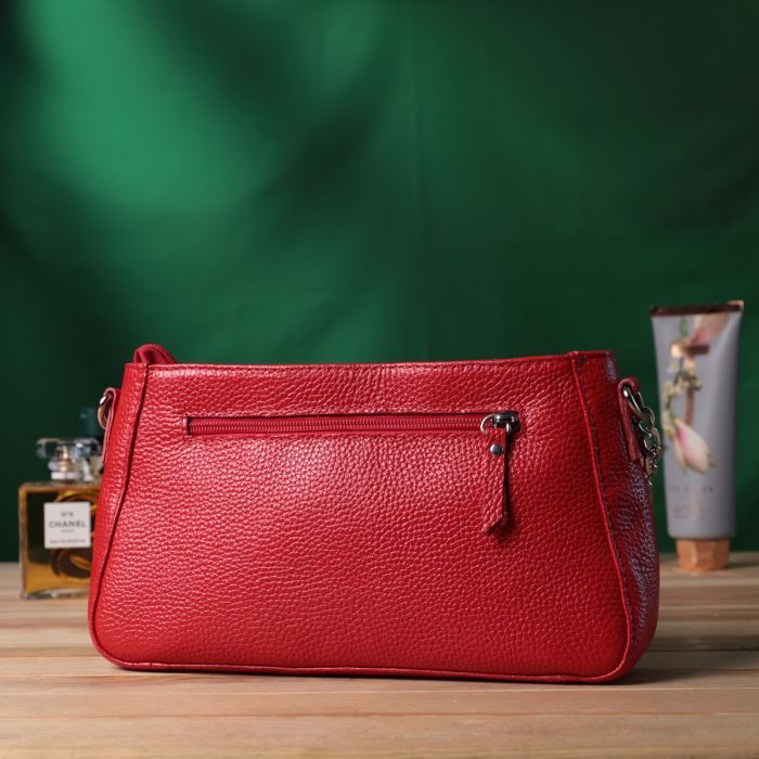 Сумка Shvigel Из натуральной кожи Бежевая (22835) изображение 10