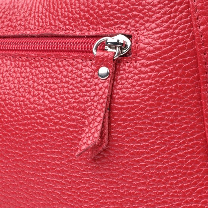 Сумка Shvigel Из натуральной кожи Бежевая (22835) изображение 5