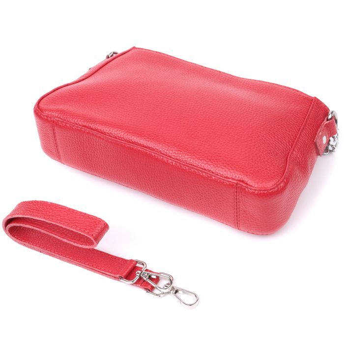 Сумка Shvigel Из натуральной кожи Бежевая (22835) изображение 6