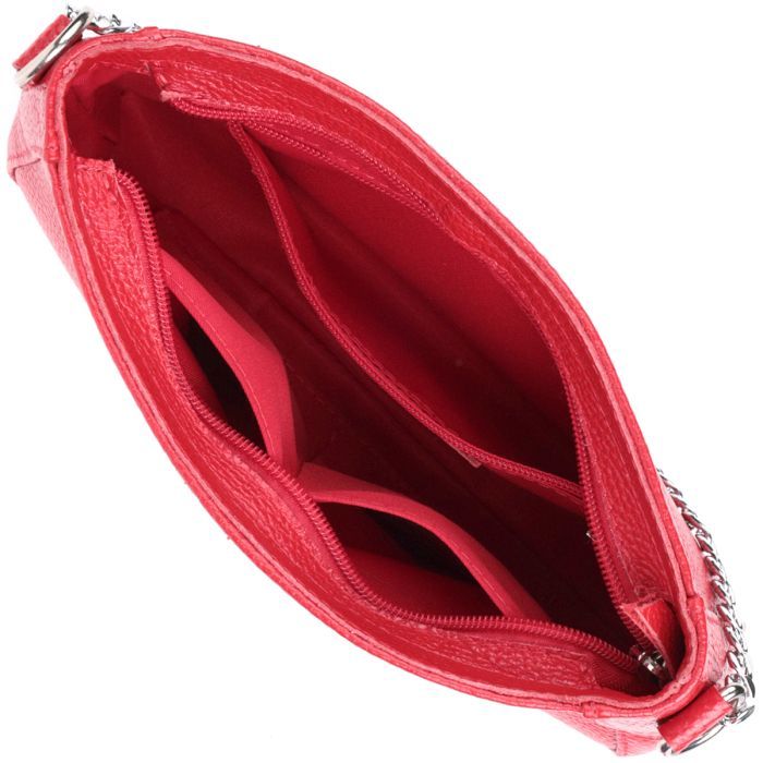 Сумка Shvigel Из натуральной кожи Бежевая (22835) изображение 7