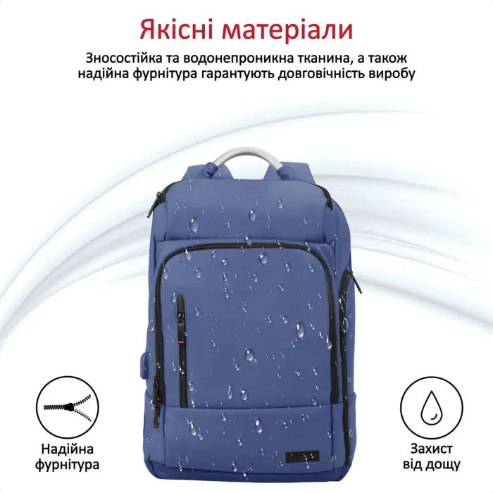 Рюкзак для ноутбука Promate 17.3" TrekPack-BP Black (trekpack-bp.black) изображение 7