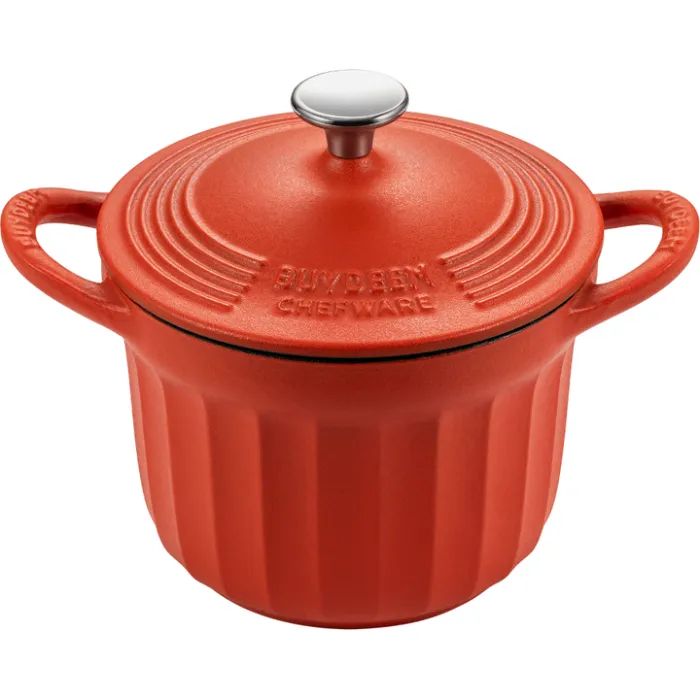 Гусятниця Buydeem CP541 Koi Red чавунна емальована 1.8 л (CP541-KR)