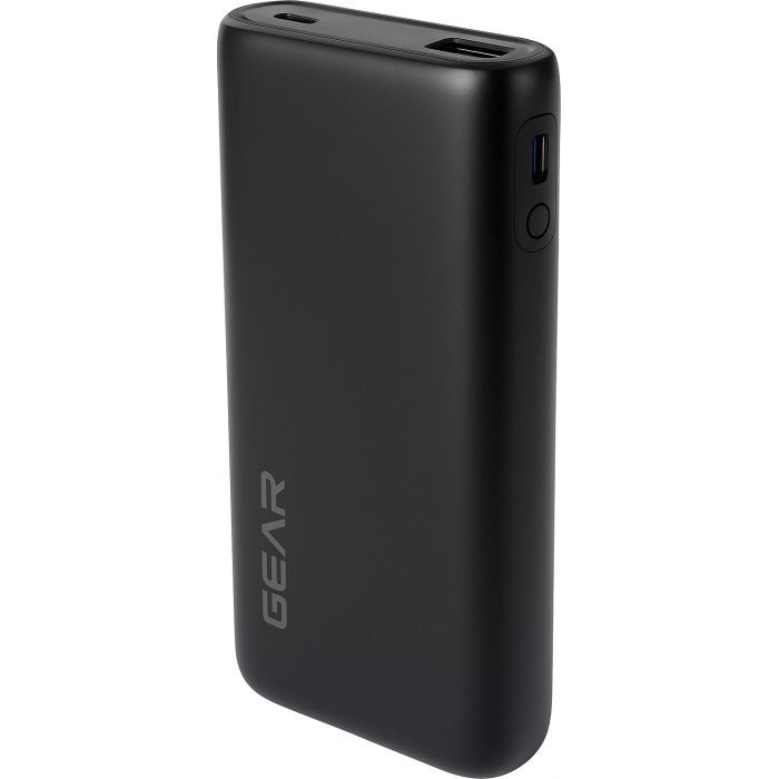 Батарея универсальная GEAR 20000mAh, PD/22.5W, black (WP952P)