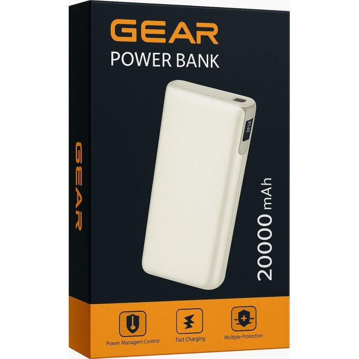 Батарея универсальная GEAR 20000mAh, PD/22.5W, black (WP952P) изображение 3
