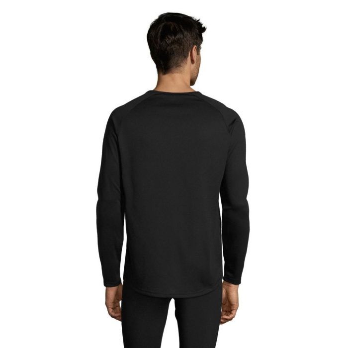 Лонгслив Sol's Sporty LSL men чорний L (02071312L) изображение 2
