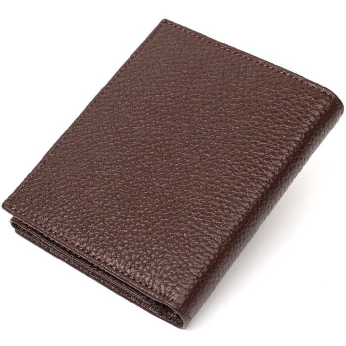 Кошелек Bond Accessories Из натуральной зернистой кожи Коричневый (21989) изображение 2