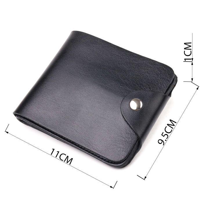 Портмоне Canpellini З натуральної гладкої шкіри Чорне (21573) зображення 3