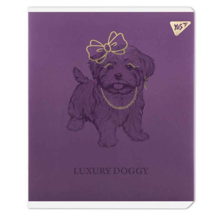 Зошит Yes Luxure doggy А5 24 аркушів клітинка (767539) зображення 8
