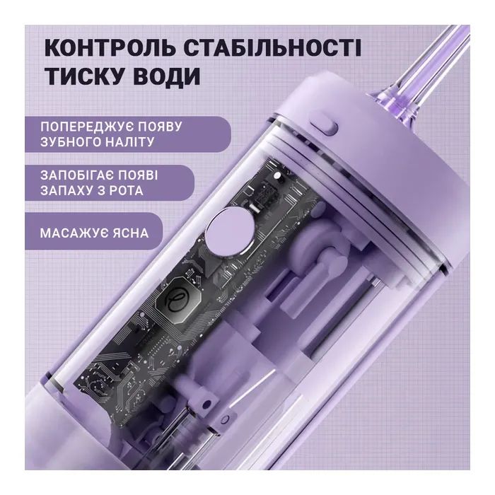 Ирригатор Xiaomi Mint3 Lilac изображение 5