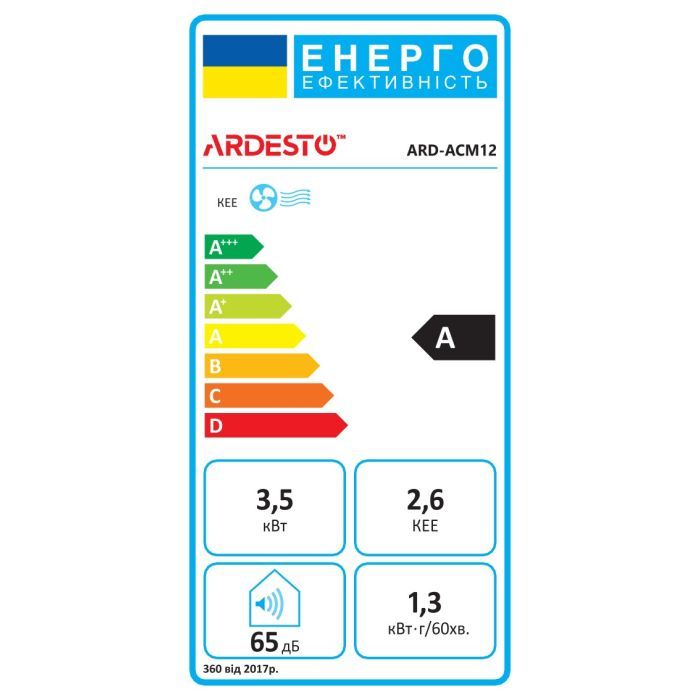 Кондиционер Ardesto ARD-ACM12 изображение 2