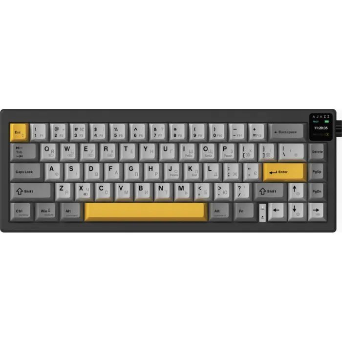 Клавиатура Ajazz AK650 Flying Fish Switch Black RGB USB/Wireless/Bluetooth UA Black (AK650-FF-BGY)