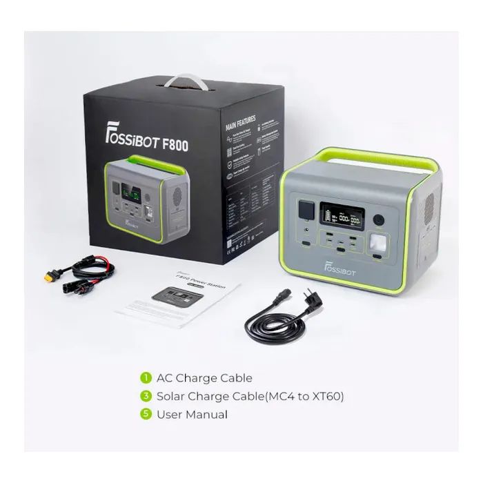 Зарядна станція FOSSIBOT FSB-F800 800W (FSB-F800) зображення 8