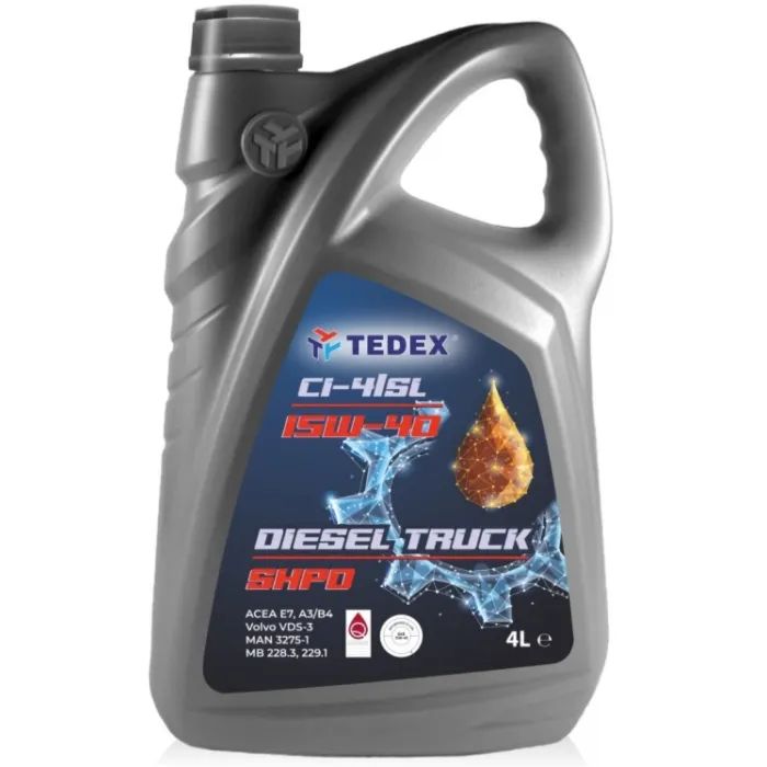 Моторное масло TEDEX Diesel Truck FE SHPD 15W40 - 4л