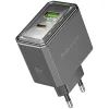 Зарядний пристрій BOROFONE BAS32A Treasure 1xUSB-C PD30W + 1xUSB QC3.0 Black (6941991110641)