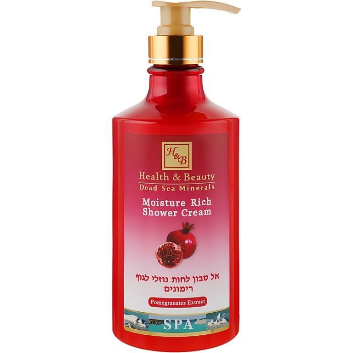 Гель для душа Health and Beauty Гранат 780 мл (7290012326608)