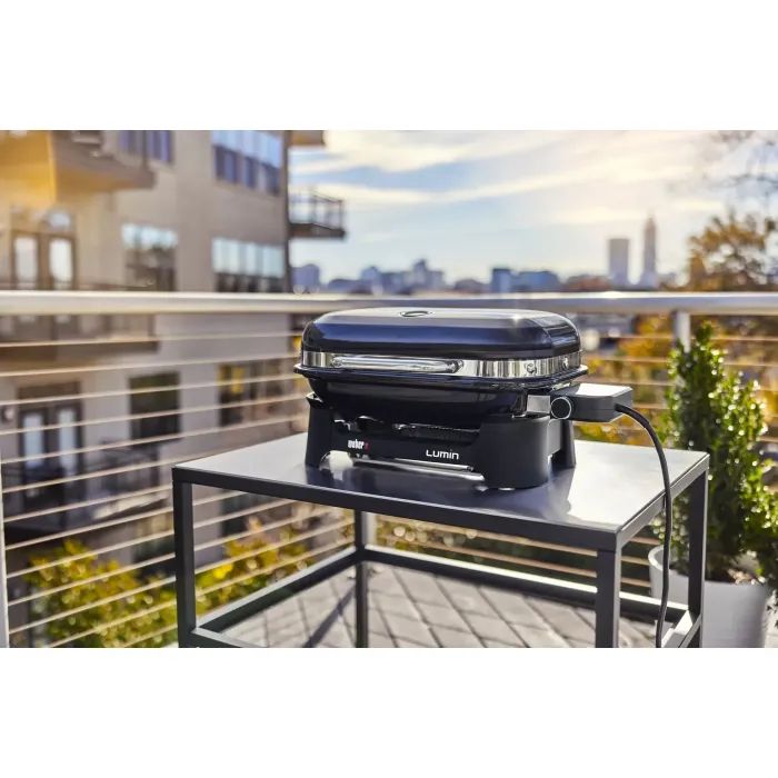 Гриль-барбекю Weber Lumin Compact 1000 Black (91010979) изображение 11