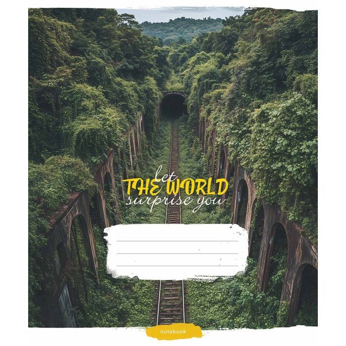 Зошит Школярик Let the world surprise you 60 аркушів клітинка (060-3548K) зображення 2