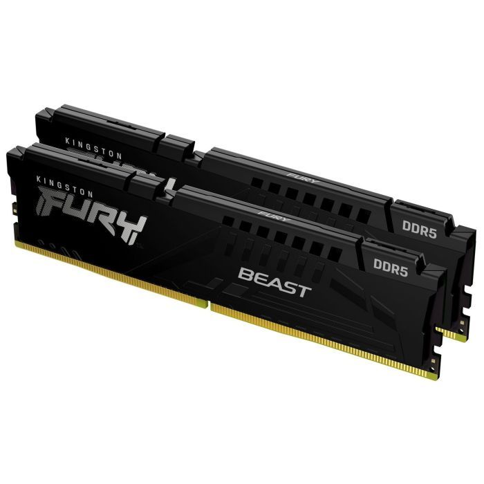 Модуль памяти для компьютера DDR5 64GB (2x32GB) 5600 MHz Beast EXPO Black Kingston Fury (ex.HyperX) (KF556C40BB2K2-64) изображение 2