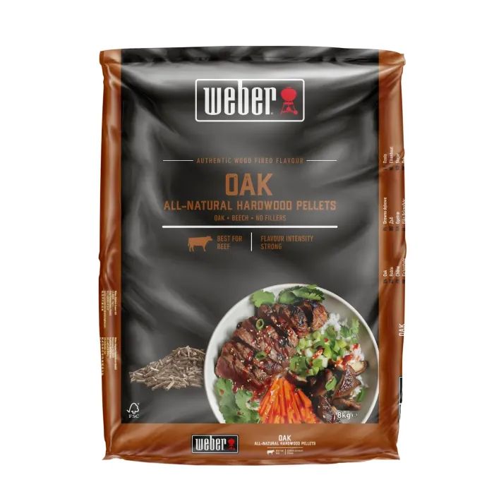 Пеллеты Weber Деревні дуб FSC Oak 8 кг (3401053)