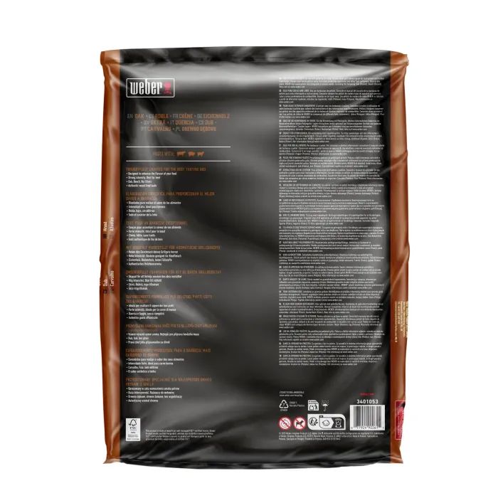 Пеллеты Weber Деревні дуб FSC Oak 8 кг (3401053) изображение 2