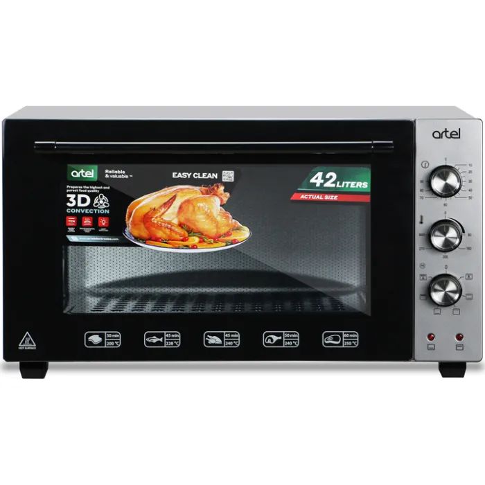 Електропіч Artel MD 4218 L Grey зображення 2