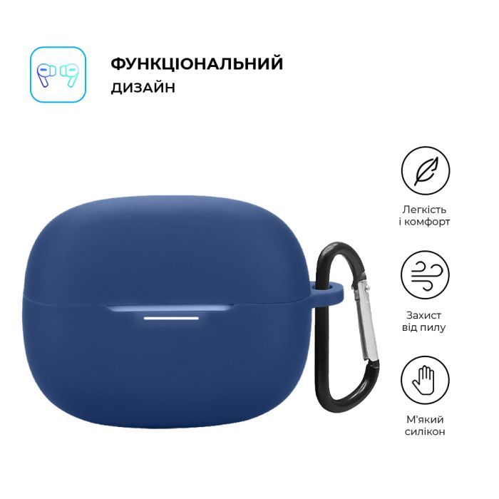 Чохол для навушників Armorstandart Hang Case для Xiaomi Redmi Buds 6 Pro Dark Blue (ARM83395) зображення 2