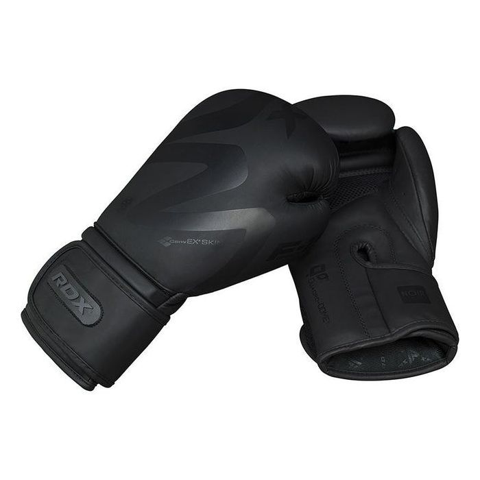Боксерские перчатки RDX F15 Noir Matte Black 14 унцій (BGR-F15MB-14oz) изображение 8