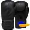 Боксерские перчатки RDX F15 Noir Matte Black 14 унцій (BGR-F15MB-14oz)