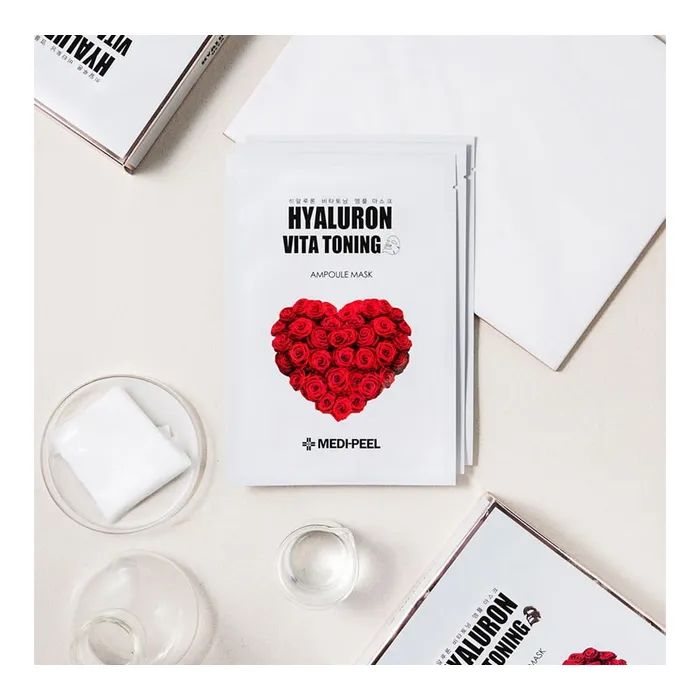 Маска для обличчя Medi-Peel Тканинна Vita Toning Ampoule Mask 30 мл (8809409343617) зображення 3