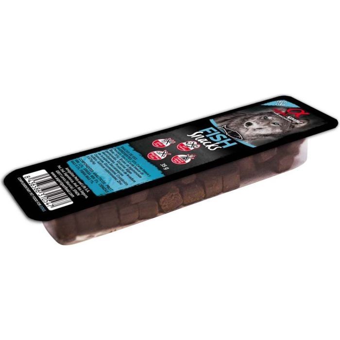 Лакомство для собак Alpha Spirit Dog Snacks Fish 35 г (8437013576444)
