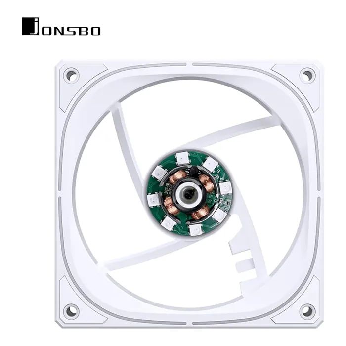 Кулер для корпуса JONSBO FR-505WR Reverse ARGB White изображение 6