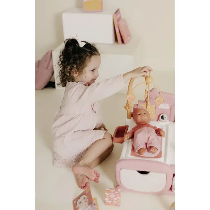 Игровой набор Smoby Игровой центр Беби Ньорс. Терракотовая пудра. Детская комната со звуковыми эффектами и аксессуар (7600220393) изображение 6