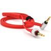 Кабель мультимедийный 3.5mm M to 3.5mm M 1.0m flat red Voltronic (YT-AUXSY(M)/(M)-1-R)