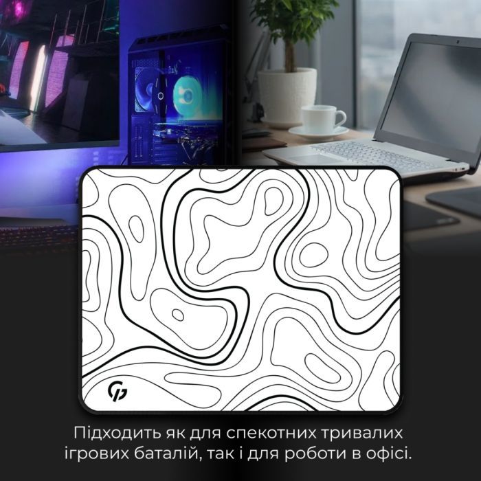 Килимок для мишки GamePro MP145AW White (MP145AW) зображення 5