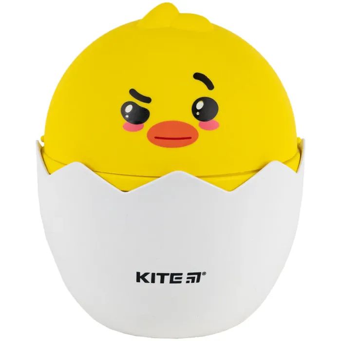 Корзина для бумаг Kite Настольный контейнер для мусора, желтый (K24-009-3)