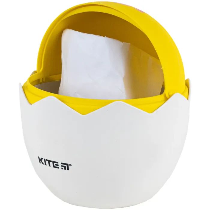 Корзина для бумаг Kite Настольный контейнер для мусора, желтый (K24-009-3) изображение 4