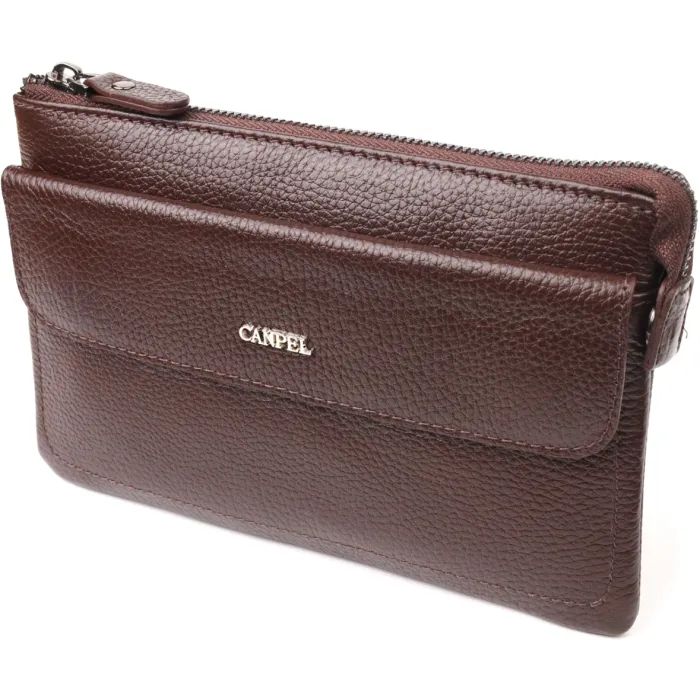 Сумка Canpellini З натуральної шкіри Коричнева (21548)