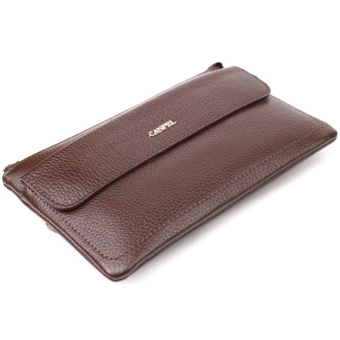 Сумка Canpellini З натуральної шкіри Коричнева (21548) зображення 5
