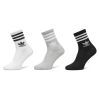 Шкарпетки Adidas Crew Sock 3str IL5023 білий сірий, чорний S (37-39) (4066762038404)