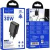 Зарядний пристрій HOCO N63 USB-C PD30W + USB QC3.0 black (6942007644358) зображення 2