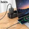 Зарядний пристрій HOCO N63 USB-C PD30W + USB QC3.0 black (6942007644358) зображення 3